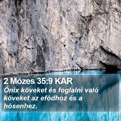 2 Mózes 35:9 KAR Bible Verse Image