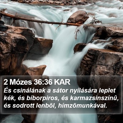 2 Mózes 36:36 KAR Bible Verse Image