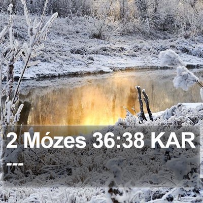 2 Mózes 36:38 KAR Bible Verse Image