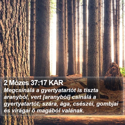 2 Mózes 37:17 KAR Bible Verse Image