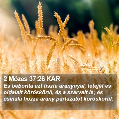 2 Mózes 37:26 KAR Bible Verse Image