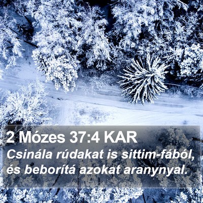 2 Mózes 37:4 KAR Bible Verse Image