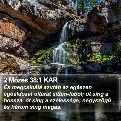 2 Mózes 38:1 KAR Bible Verse Image