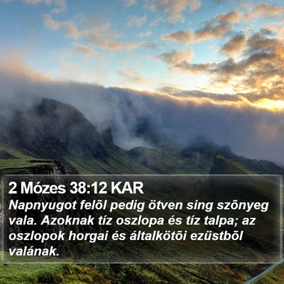 2 Mózes 38:12 KAR Bible Verse Image