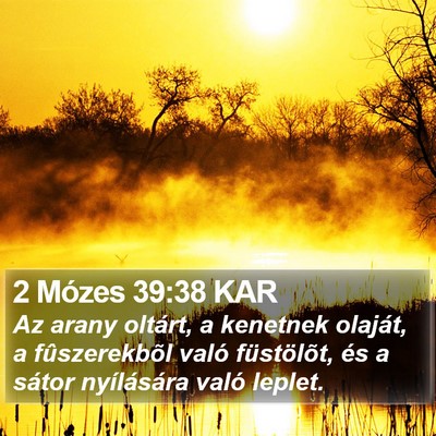 2 Mózes 39:38 KAR Bible Verse Image