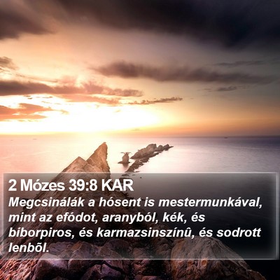 2 Mózes 39:8 KAR Bible Verse Image