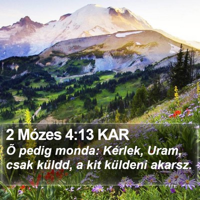 2 Mózes 4:13 KAR Bible Verse Image