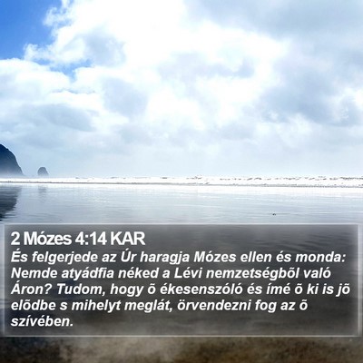 2 Mózes 4:14 KAR Bible Verse Image