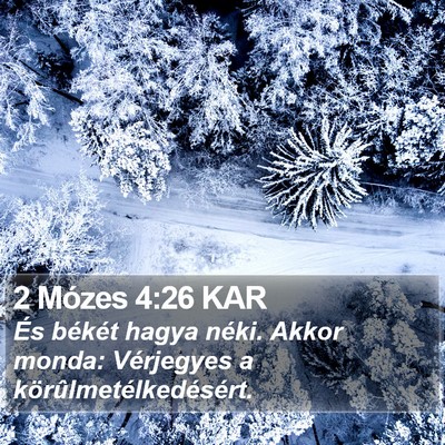 2 Mózes 4:26 KAR Bible Verse Image