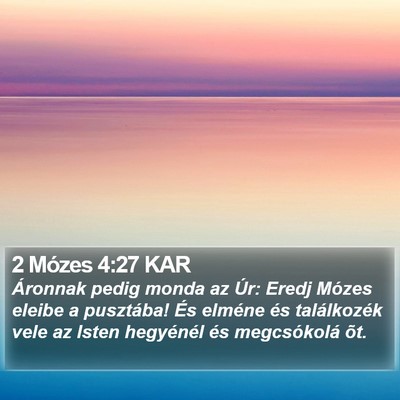 2 Mózes 4:27 KAR Bible Verse Image