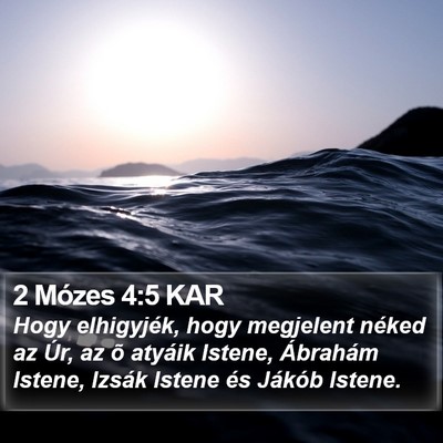 2 Mózes 4:5 KAR Bible Verse Image