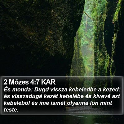 2 Mózes 4:7 KAR Bible Verse Image