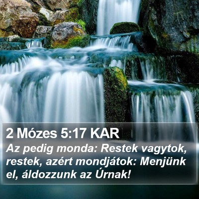 2 Mózes 5:17 KAR Bible Verse Image