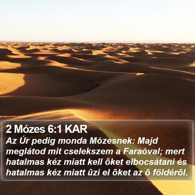 2 Mózes 6:1 KAR Bible Verse Image