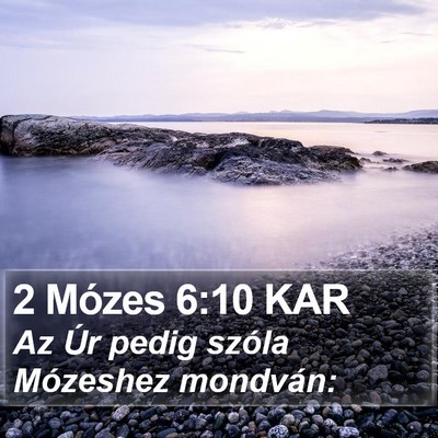 2 Mózes 6:10 KAR Bible Verse Image
