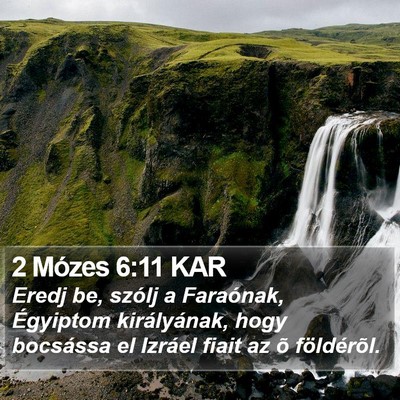 2 Mózes 6:11 KAR Bible Verse Image