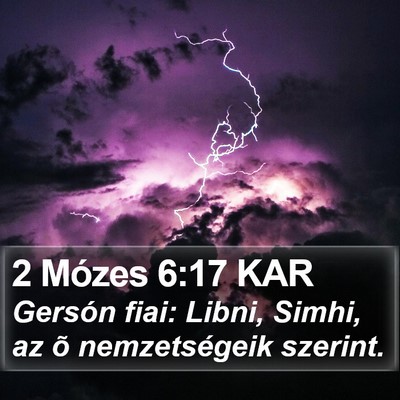 2 Mózes 6:17 KAR Bible Verse Image