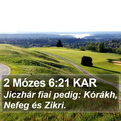 2 Mózes 6:21 KAR Bible Verse Image