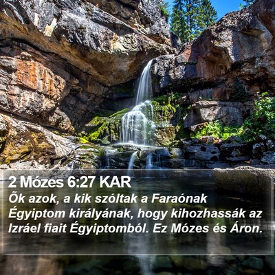 2 Mózes 6:27 KAR Bible Verse Image