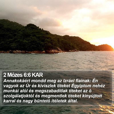 2 Mózes 6:6 KAR Bible Verse Image