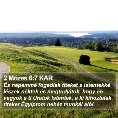 2 Mózes 6:7 KAR Bible Verse Image