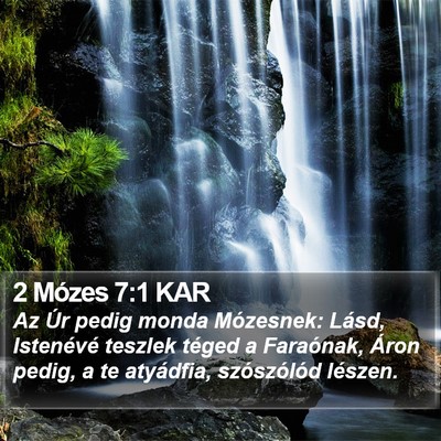 2 Mózes 7:1 KAR Bible Verse Image