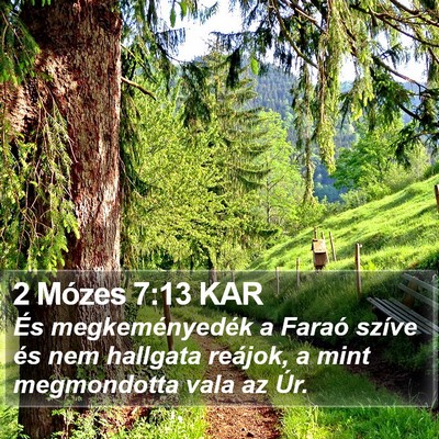 2 Mózes 7:13 KAR Bible Verse Image