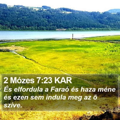 2 Mózes 7:23 KAR Bible Verse Image