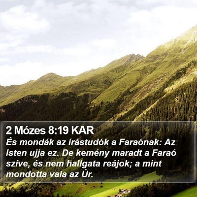 2 Mózes 8:19 KAR Bible Verse Image