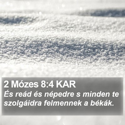 2 Mózes 8:4 KAR Bible Verse Image