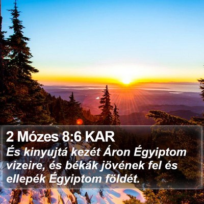 2 Mózes 8:6 KAR Bible Verse Image