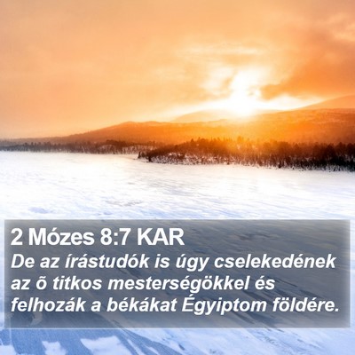 2 Mózes 8:7 KAR Bible Verse Image