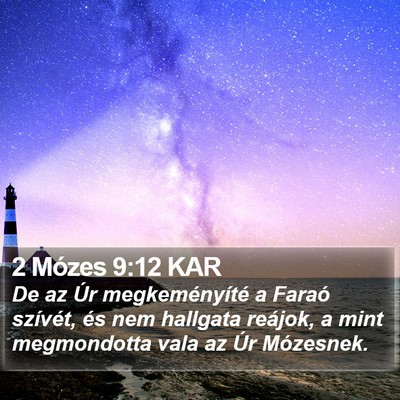 2 Mózes 9:12 KAR Bible Verse Image