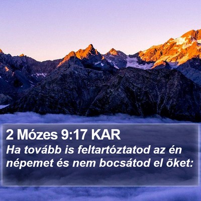 2 Mózes 9:17 KAR Bible Verse Image