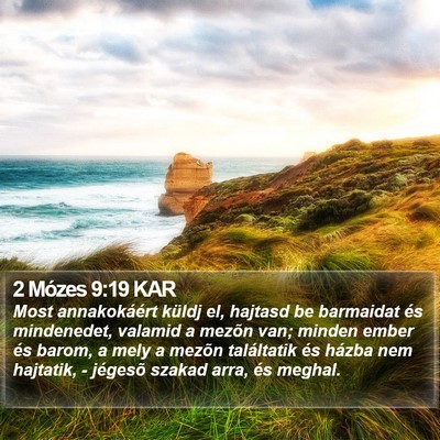 2 Mózes 9:19 KAR Bible Verse Image