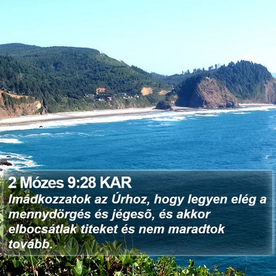 2 Mózes 9:28 KAR Bible Verse Image
