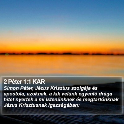 2 Péter 1:1 KAR Bible Verse Image