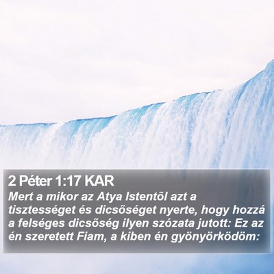 2 Péter 1:17 KAR Bible Verse Image