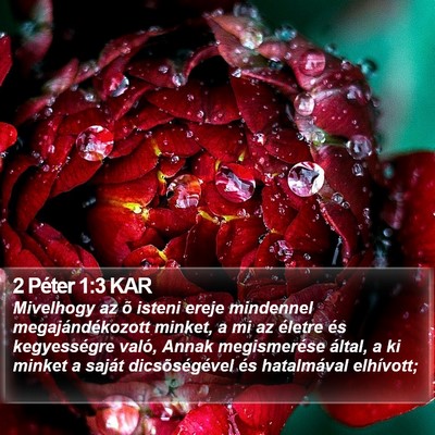 2 Péter 1:3 KAR Bible Verse Image
