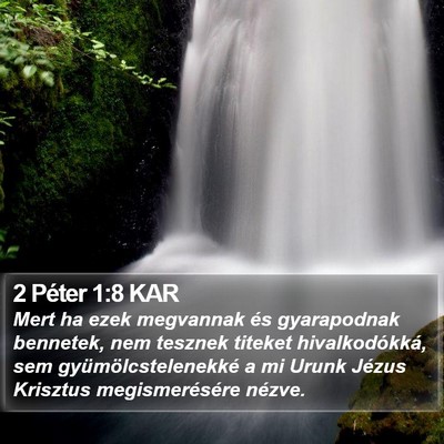 2 Péter 1:8 KAR Bible Verse Image