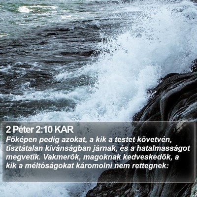 2 Péter 2:10 KAR Bible Verse Image