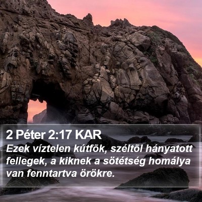 2 Péter 2:17 KAR Bible Verse Image