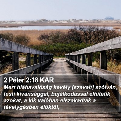 2 Péter 2:18 KAR Bible Verse Image