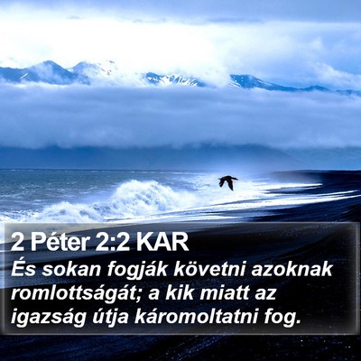 2 Péter 2:2 KAR Bible Verse Image