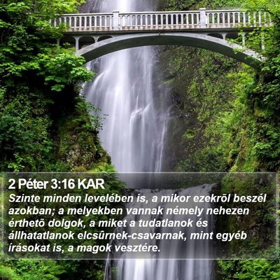 2 Péter 3:16 KAR Bible Verse Image