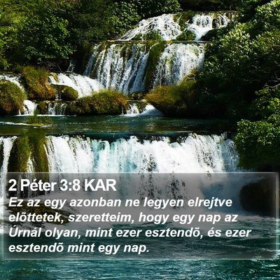 2 Péter 3:8 KAR Bible Verse Image