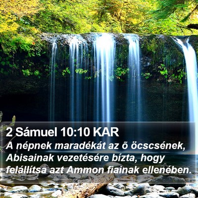 2 Sámuel 10:10 KAR Bible Verse Image