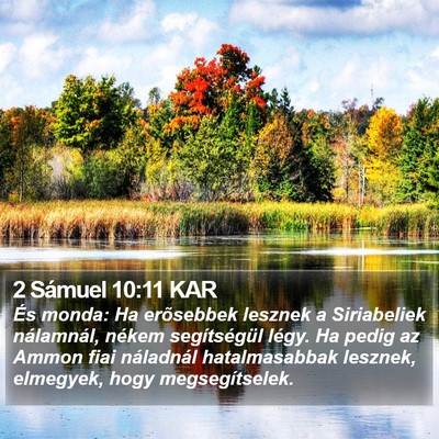 2 Sámuel 10:11 KAR Bible Verse Image
