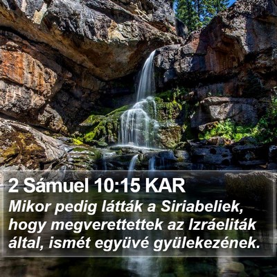2 Sámuel 10:15 KAR Bible Verse Image