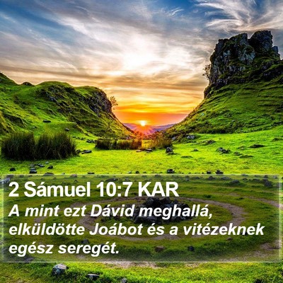 2 Sámuel 10:7 KAR Bible Verse Image